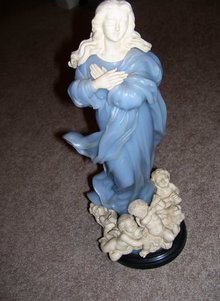 G. Ruggeri '' Madonna with Cherubs'' 16 inch