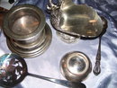 Five pieces of Vintage silverplate Items