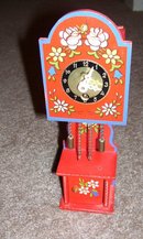 A Linden- Blackforest wind up wall clock with key
