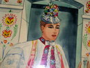 A signed '' Mikulik '' Painted art wood wall painting