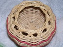 Signed Cherokee Indian ''Shirley Gewin '' woven basket