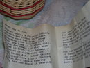 Signed Cherokee Indian ''Shirley Gewin '' woven basket
