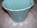 ''Alamo Art Pottery ''Vitreous China '' Light Blue oval Pottery Vase
