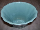 ''Alamo Art Pottery ''Vitreous China '' Light Blue oval Pottery Vase