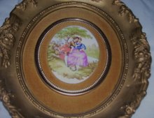 A ''Jean-Honore '' French 1732-1806- Transfer Victorian Art Print on Porcelain