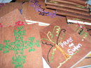 Sudanese Religion ( Pray for Sudan ) handicrafts-Embrodered solt leather bound- Notebooks/ Album holder
