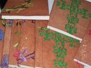 Sudanese Religion ( Pray for Sudan ) handicrafts-Embrodered solt leather bound- Notebooks/ Album holder