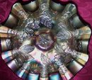 Vintage'' Dugan, Dogwood Sprays,'' Purple 9'' Bowl