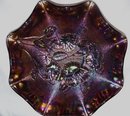 Vintage unsigned Imperial '' Pansy'' Purple Bowl