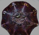 Vintage unsigned Imperial '' Pansy'' Purple Bowl