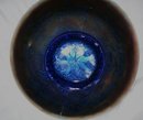 Vintage Fenton, ''Holly'' Electric blue Art Glass Bowl