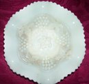 Vintage Northwood, Variant and Rare Custard Glass ''Grape and Cable'' Art Glass Bowl