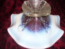 Vintage, Fenton,French Opalescent, Pedestal Bowl
