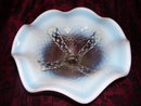 Vintage, Fenton,French Opalescent, Pedestal Bowl