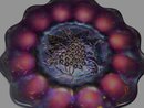 Vintage, Imperial ,'' Heavy Grape''/ Lattice 8.875 inch Amethyst Plate