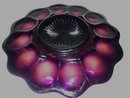 Vintage, Imperial ,'' Heavy Grape''/ Lattice 8.875 inch Amethyst Plate