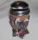Vintage, Fenton, '' Carnival glass, Colbalt Blue Salt Shaker