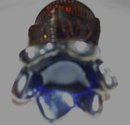 Vintage, Fenton, '' Carnival glass, Colbalt Blue Salt Shaker