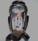 Vintage, Fenton, '' Carnival glass, Colbalt Blue Salt Shaker