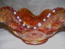 Imperial, '' Hobstar'' 6 inch Marigold Bowl