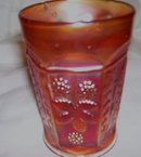 Fenton, '' Butterfly and Berry '' Marigold Tumbler