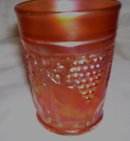 A Vintage Nortwood '' Grape and Cabel'' Marigold tumbler