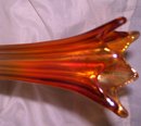 Vintage Northwood 9.00 inch Carnival glass Bud Vase