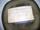 Art Glass Plate-Bowl, Title: The Olive Branch, Artist: Maurice Heaton, 20th century , New York