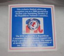 Exclusive Limited Edition,RNC, 2000 Presidential Election Lapel Pin