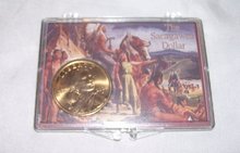 The Sacagawea dollar, Year 2000, Denver Mint in case