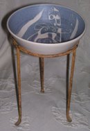 A Cubism Art Bowl, Signed