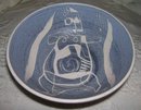 A Cubism Art Bowl, Signed