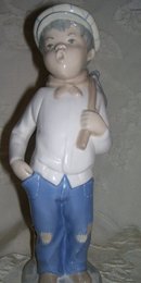Boy Hobo10.50 inch, 1.35 lb. Figurine, Rex Valencia, Spain, 20th century