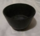A Rare early 1900's Black Pottery Bowl=Signed ACUFF