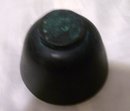 A Rare early 1900's Black Pottery Bowl=Signed ACUFF