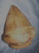A Vintage old Hand crafted red clay Indian artifact vessel