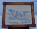 19TH CENTURY ENGLISH SPRINGER SPANIEL FOLK ART DRAWING