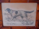 19TH CENTURY ENGLISH SPRINGER SPANIEL FOLK ART DRAWING