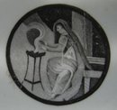 C. 1875 FRENCH GRISAILLE CUP/SAUCER