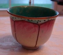 19TH CENTURY CHINESE LOTUS TEA BOWL, RARE