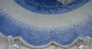 C. 1840 CHINESE EXPORT BLUE CANTON SAW TOOTH BOWL 10 1/4