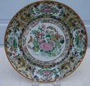 C. 1850 CHINESE EXPORT 1000 BLACK BUTTERFLY PLATE 8