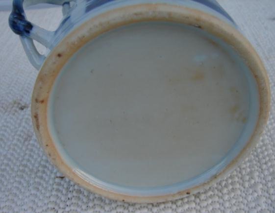CHINESE EXPORT BLUE CANTON TEAPOT