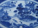 C. 1820 CHINESE EXPORT NANKING OVAL HOT WATER PLATTER