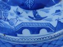 C. 1880 CHINESE EXPORT BLUE CANTON SOUP TUREEN W/COVER SOUP TUREEN