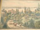 C. 1860 CURRIER & IVES LITHOGRAPH, NEW YORK BAY
