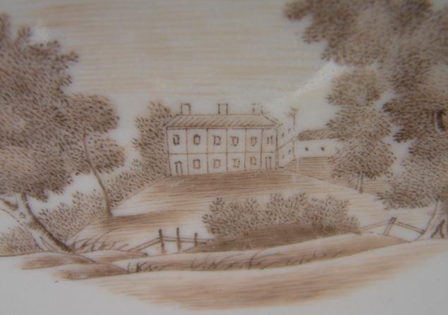 C. 1770 CHINESE EXPORT PAIR AMERICAN MARKET PLATES