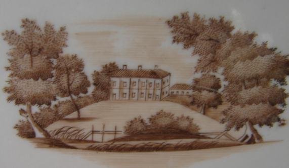 C. 1770 CHINESE EXPORT PAIR AMERICAN MARKET PLATES