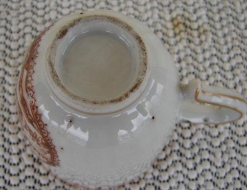 C. 1775 CHINESE EXPORT AMERICAN MARKET SCENES DEMI CUP