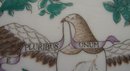 CHINESE EXPORT AMERICAN EAGLE GREEN FITZHUGH PLATE 9 3/4
